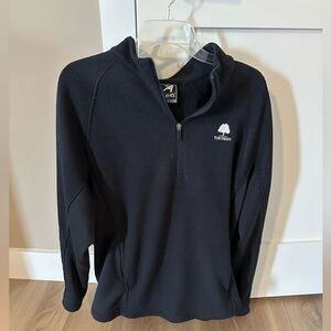 Men's Navy Zip-Up Sweater